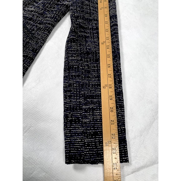 Cabi NWOT Mingle Black Blue White Tweed style Zip Up Woman's Jacket 6‎ - Picture 8 of 9